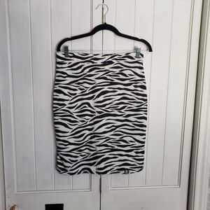 Zebra print Pencil Skirt